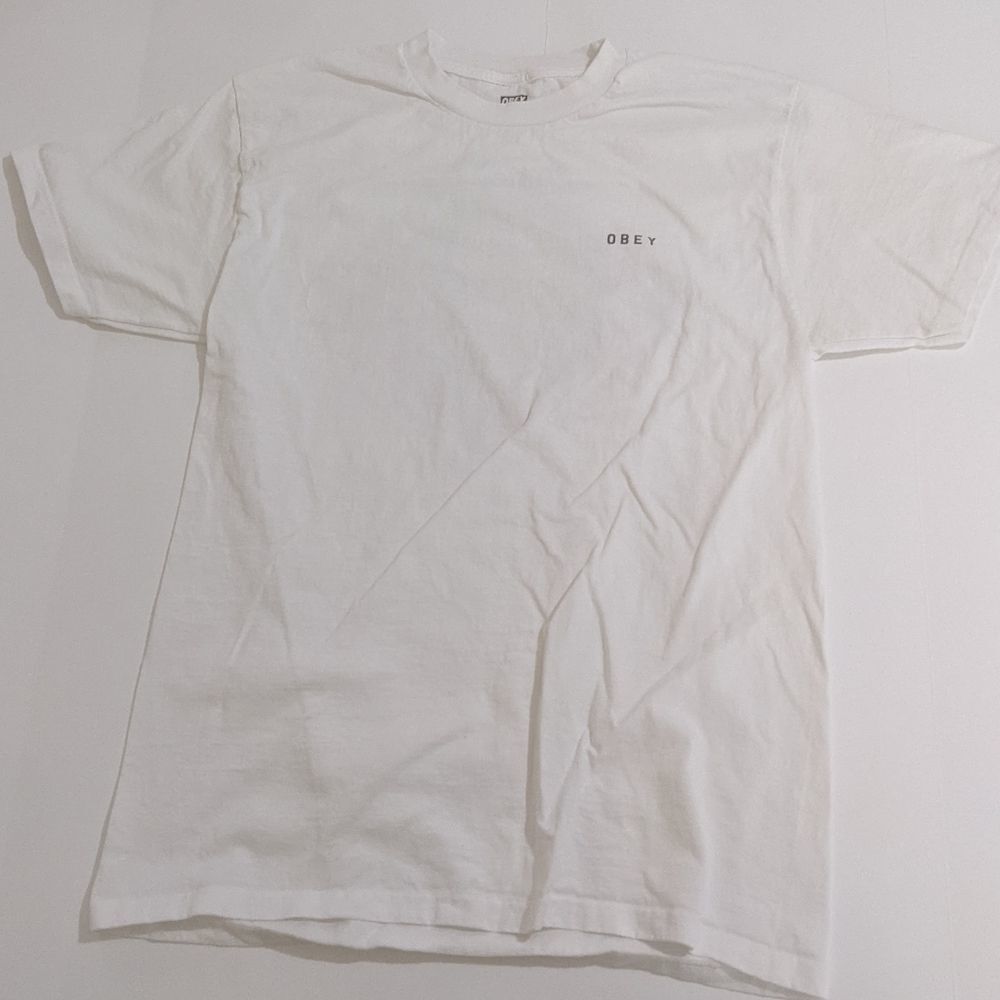 Obey & Dissent Tiger T-shirt White Size Medium - Picture 3 of 4